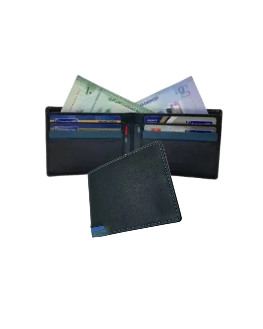 Slim & Compact Leather Bi-Fold Wallet # 4541