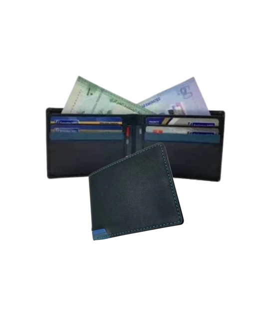 Slim & Compact Leather Bi-Fold Wallet # 4541