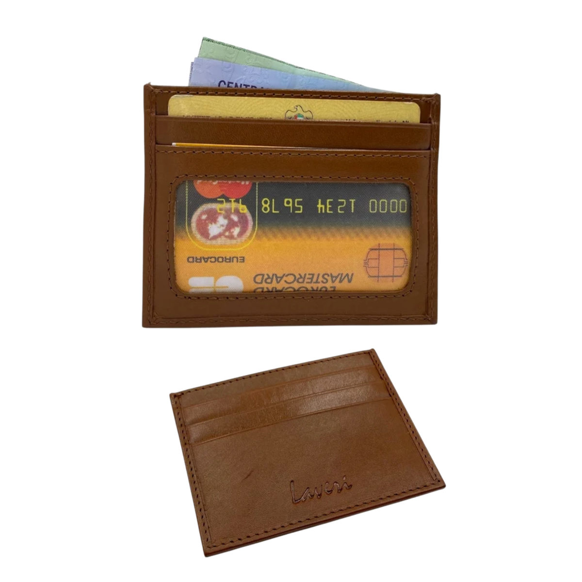 Super Slim Genuine Leather Card Wallet # 1066/3 PHOTO