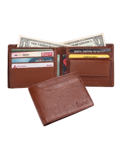 Pebble Texture Billfold & Coin  Wallet # 4094CN