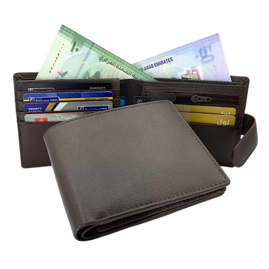 Classic Bi-Fold Wallet # 1244S- Zip Loop