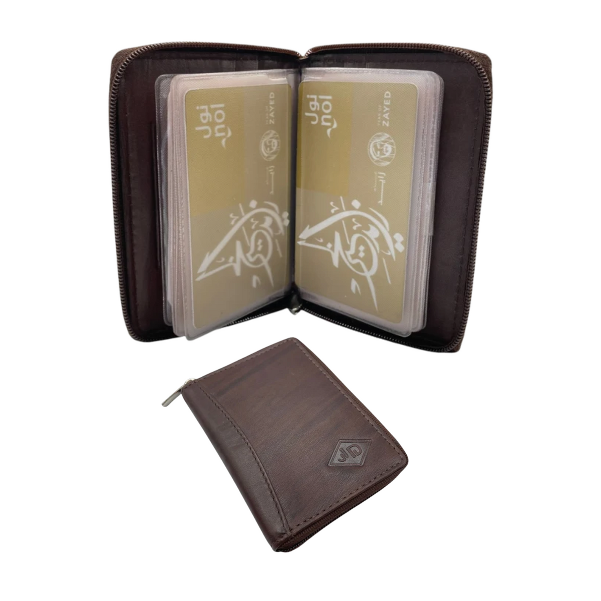 Full Zip Card Case Small Size 16 Card Album Loop Lock # JD-1832Z