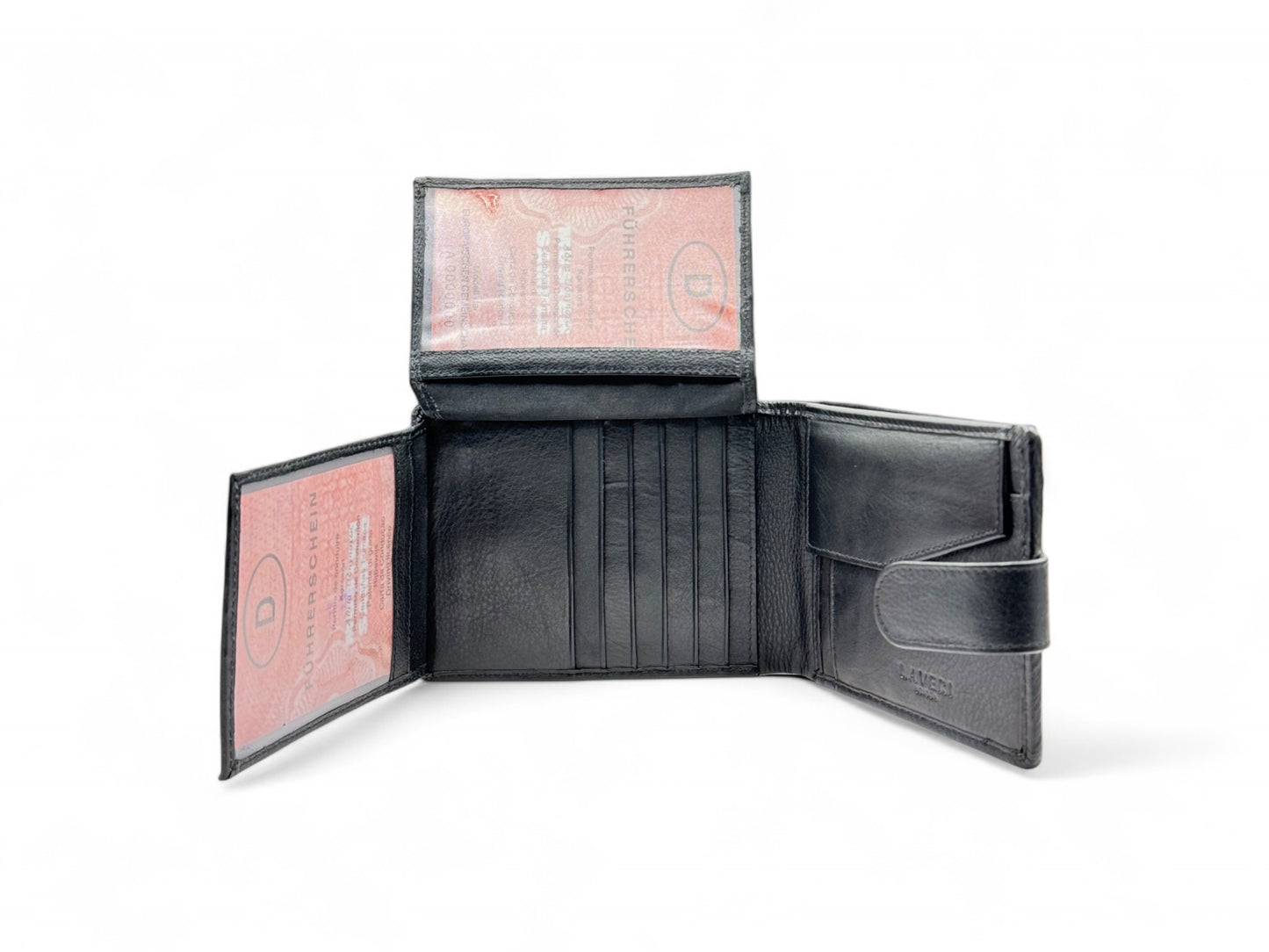 Smooth Premium 18 Card Billfold RFID Wallet | Coin Pocket | Loop #1886CP.L