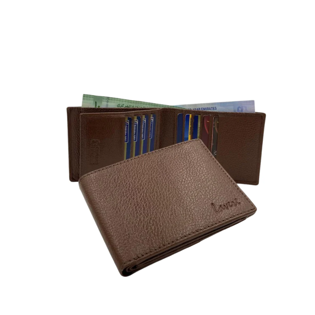 Pebble Texture 20 - 22 Card Billfold Wallet # 1888