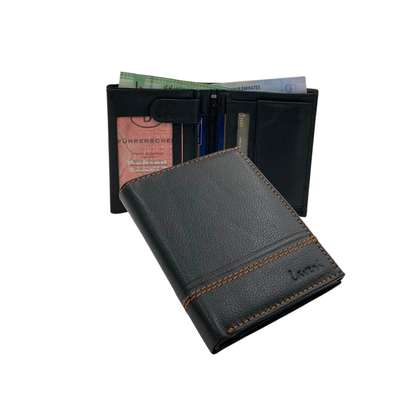 Standing Mens Collection Bi-Fold Wallet # 1504B
