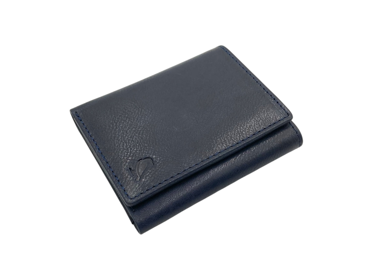 VacaPelle 8-10 Cards Trifold Genuine Leather Wallet # 4699