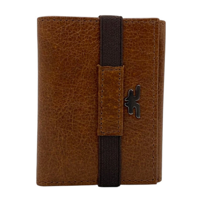 Compact Trifold Cards & Cash Wallet #  1891 [8] Elastic