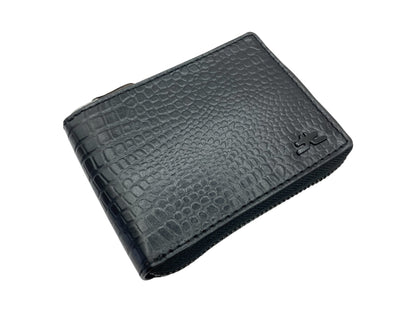 VIP Full Zip RFID Men's Wallet , Multiple Card & Coin Bifold Wallet # 1013CZ