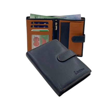 Standing Mens Collection Bi-Fold Wallet # 4020L