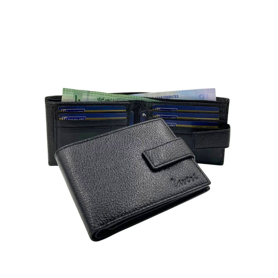 Pebble Texture 8 Card Billfold Wallet # 1013L