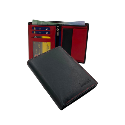 Standing Mens Collection Bi-Fold Wallet # 4020
