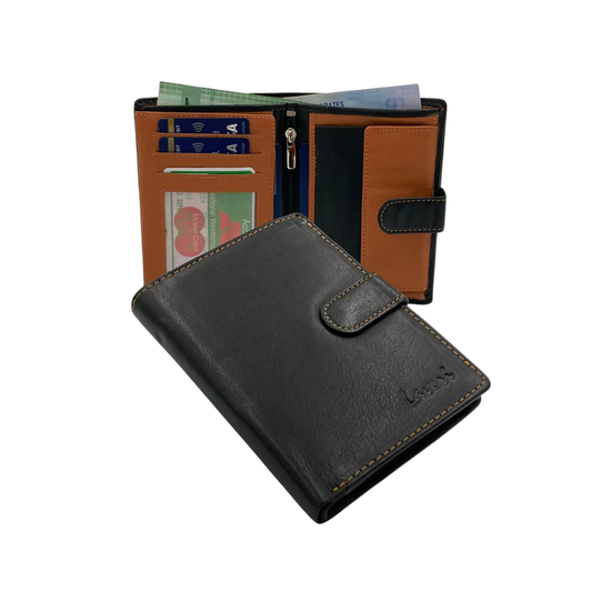 Standing Mens Collection Bi-Fold Wallet # 4020L