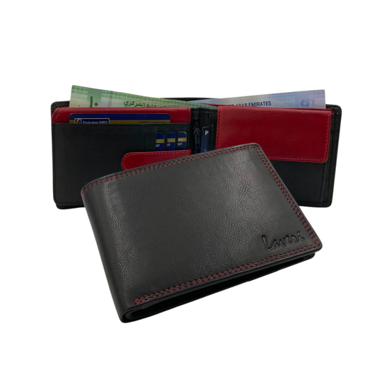 Antq, Smooth Leather Wallet With Inside Leather Lining  # 1510