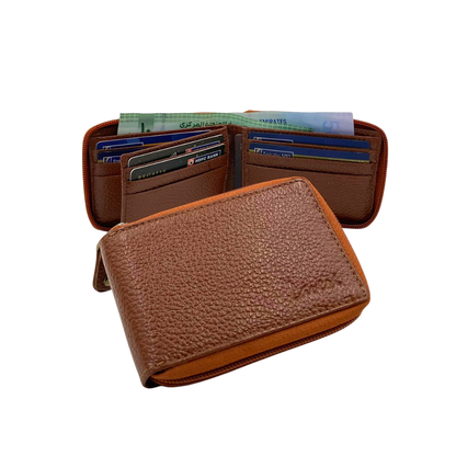Pebble Texture 8 Card Billfold Wallet # 1020Z
