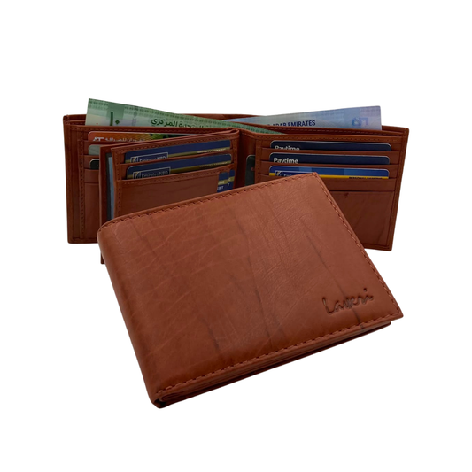 Antq, Smooth Leather Wallet With Inside Leather Lining  # 1406A