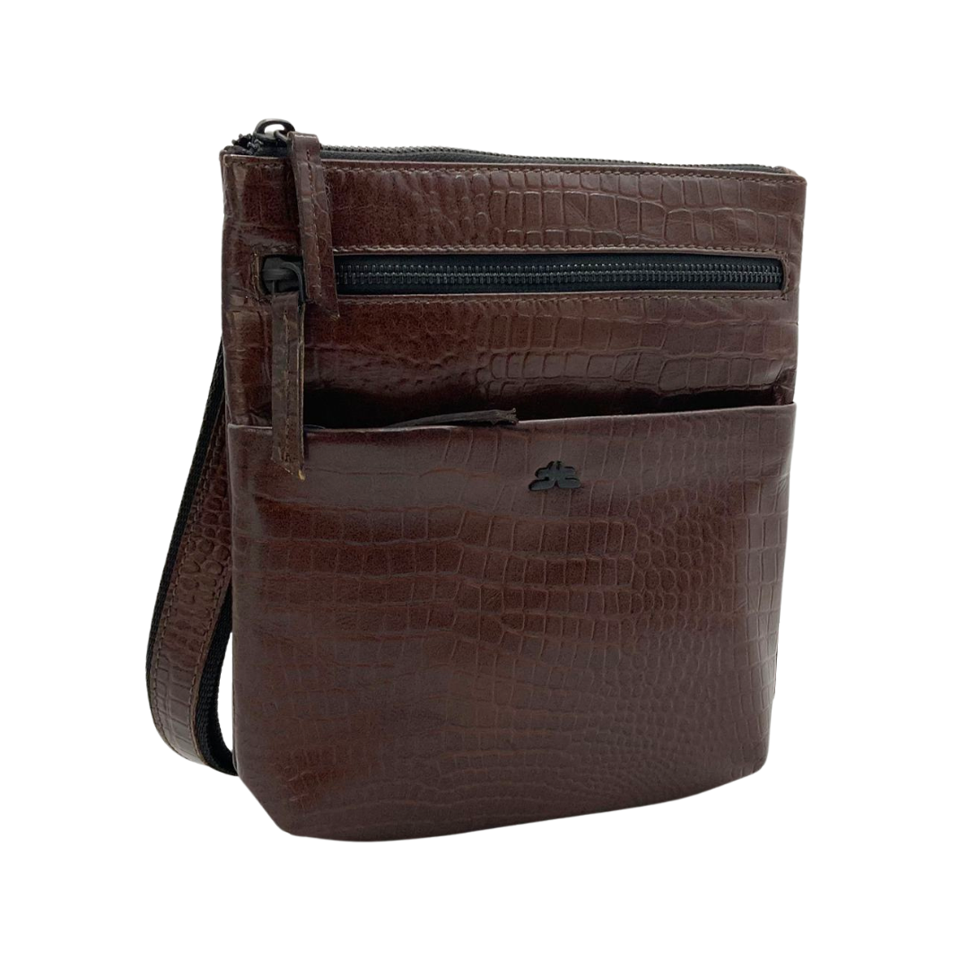 Leather Crossbody/Messenger Bag # 2488