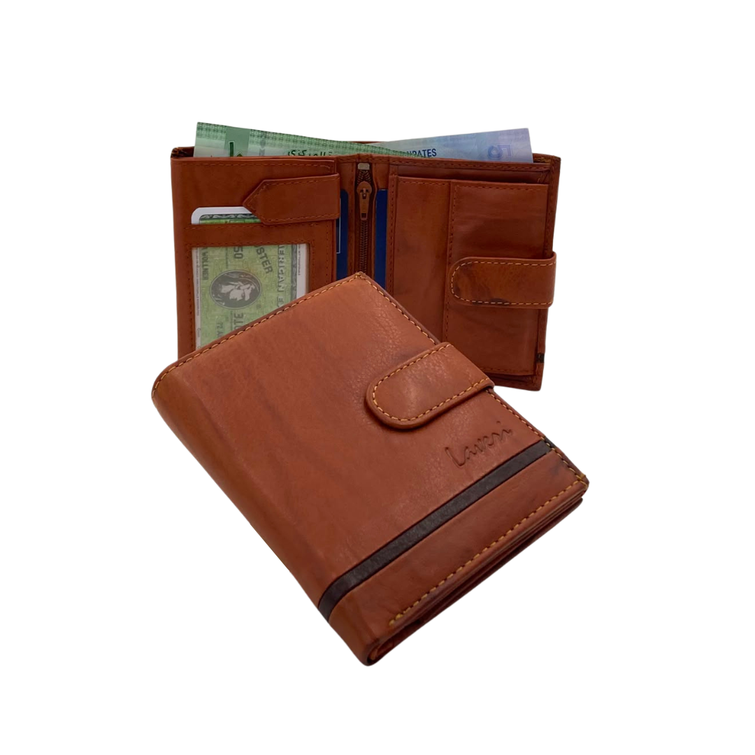 Standing Mens Collection Bi-Fold Wallet # 621CL