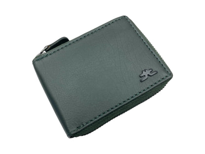 VIP Full Zip RFID Men's Wallet , Multiple Card & Coin Bifold Wallet # 1981CZ