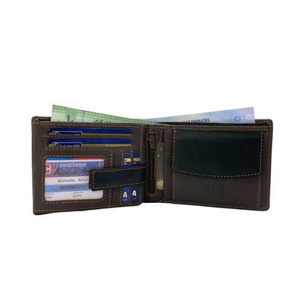 Shield Collection Bifold RFID Wallet # 1644