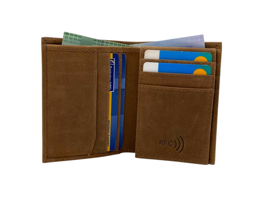 Small Bifold Cards Wallet # RFID 4017 ELASTIC