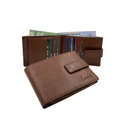 Pebble Texture 8 Card Billfold Wallet # 1888L