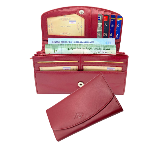 Women's Multipurpose Leather Wallet  # JD1859[1409]