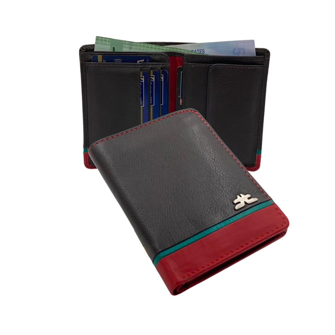 Standing Mens Collection Bi-Fold Wallet # 4101