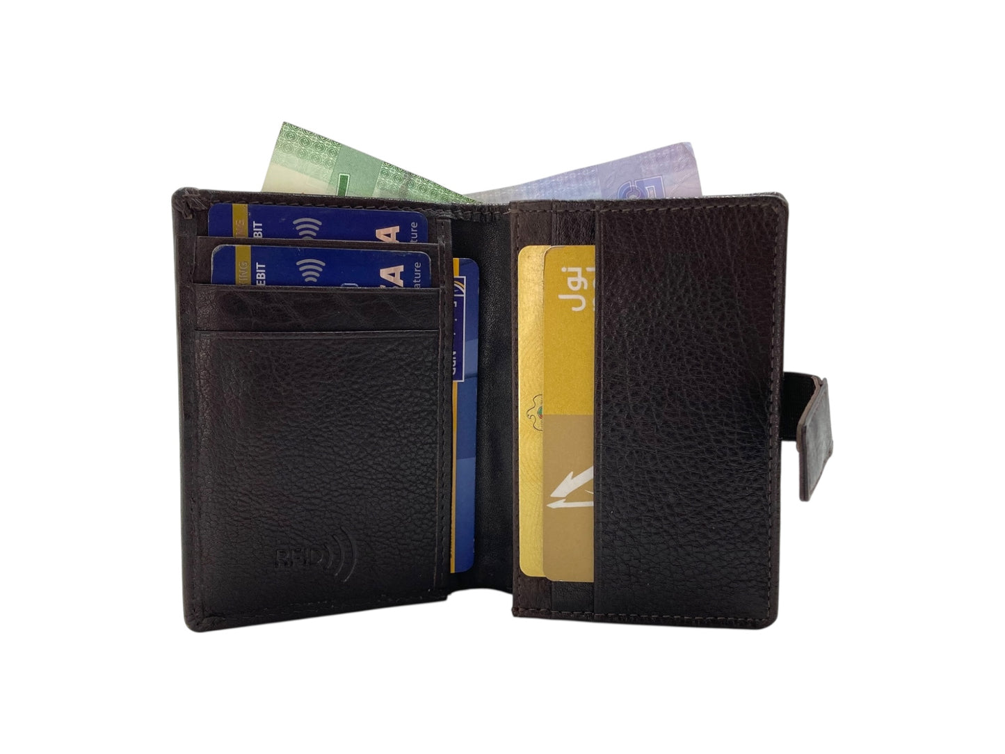 Slim Outside Cards & Cash Wallet # RFID 4508M EL.LOOP