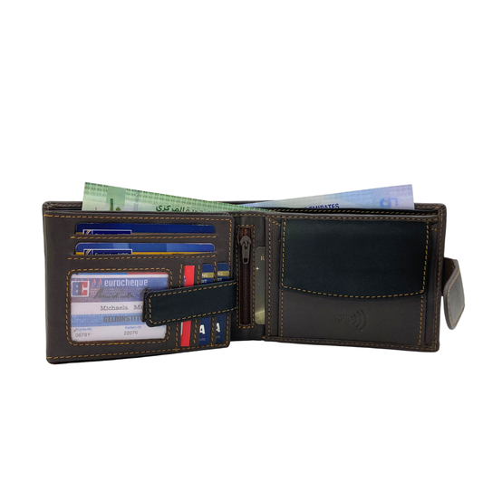 Shield Collection Bifold RFID Wallet # 1644 EL.LOOP