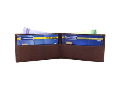 Slim Card Case & Cash Wallet Compact Size # 707N