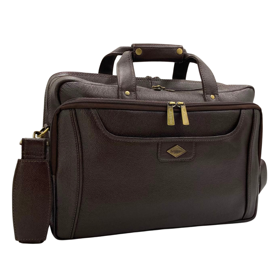 Expandable Leather Laptop Organiser Premium  # 2818