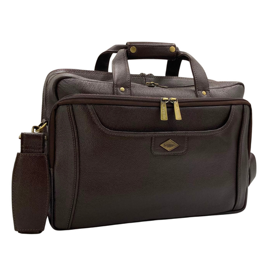 Expandable Leather Laptop Organiser Premium  # 2818