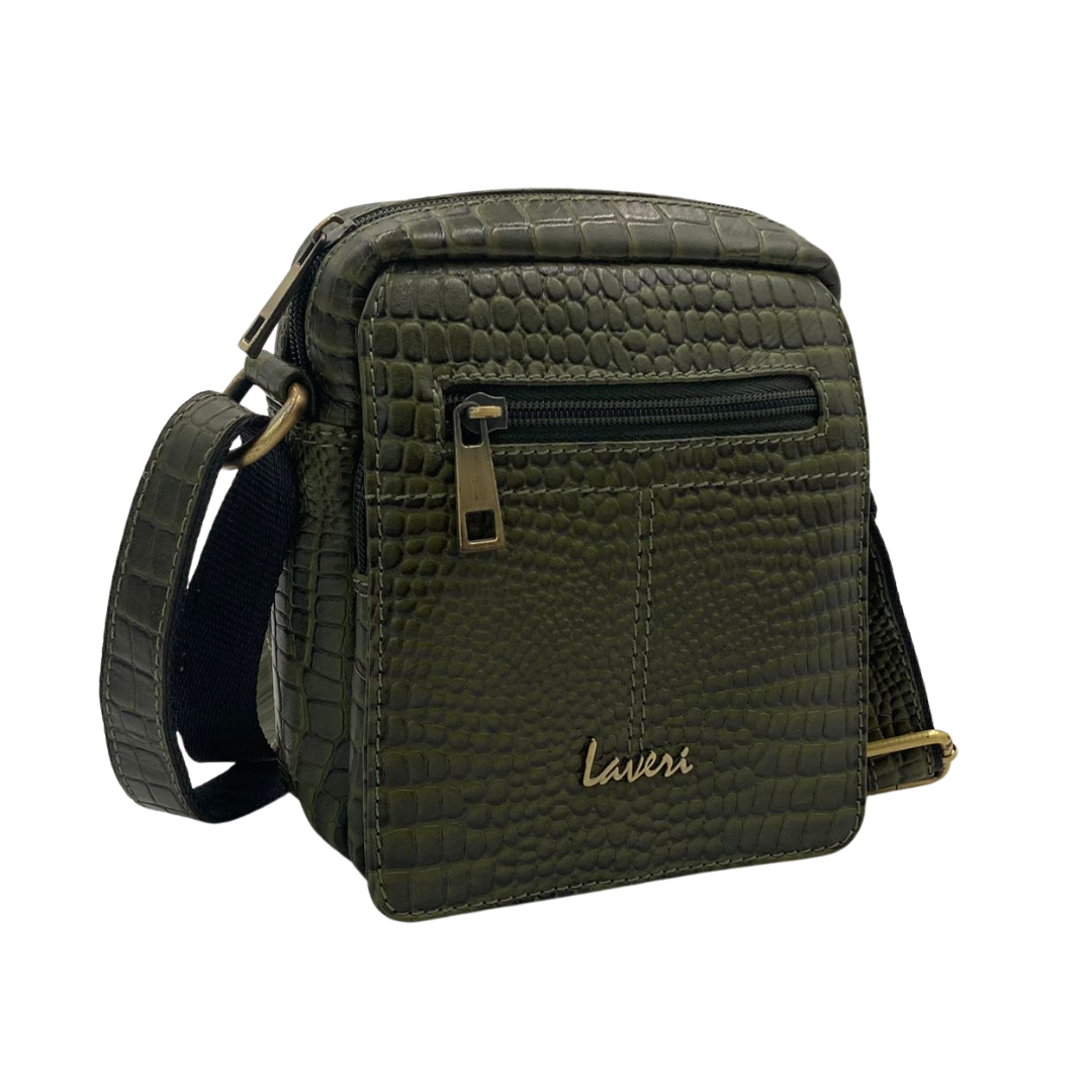 Leather Crossbody/Messenger Bag # 2862