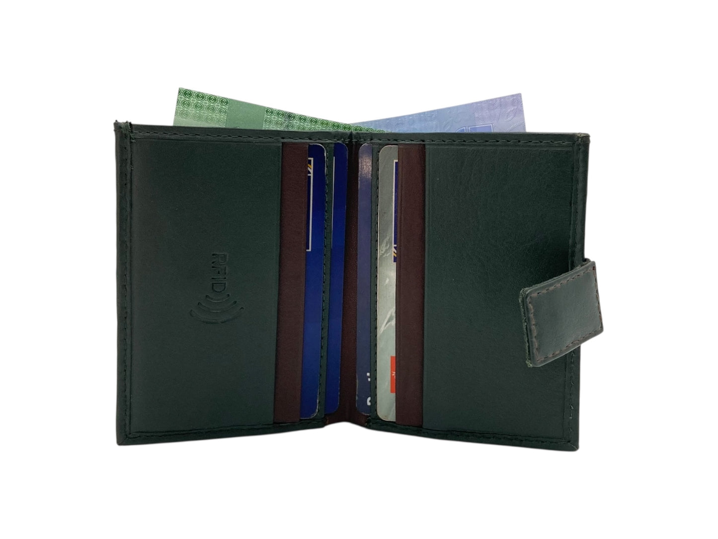Small Slim Bifold Cards Wallet # RFID 4386 [EL.LOOP]