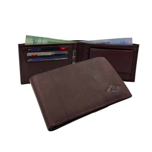 Antq, Smooth Leather Wallet With Inside Leather Lining # JD-1821