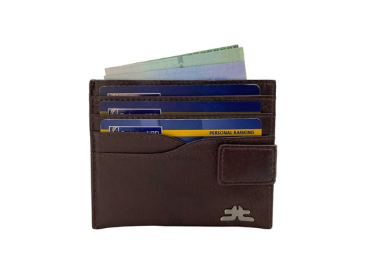 Slim Card Case & Cash Wallet Compact Size # 4257BL