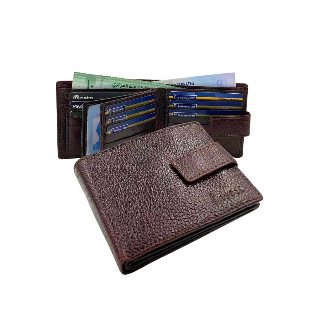 Pebble Texture 8 Card Billfold Wallet # 983AL