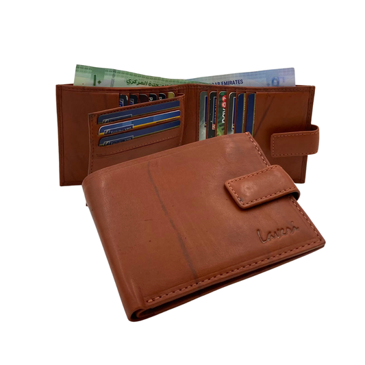 Antq, Smooth Leather Wallet With Inside Leather Lining # 797AL