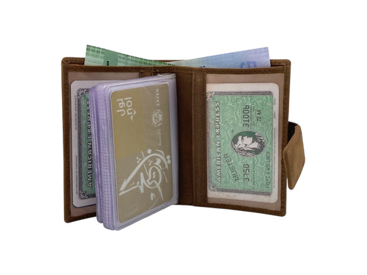 Compact Multiple Cards  & Cash Wallet RFID # 1865NM [EL.LOOP]