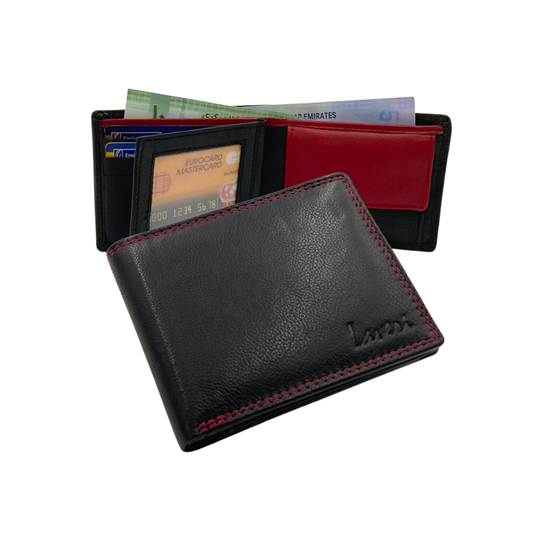 Antq, Smooth Leather Wallet With Inside Leather Lining # 1350B