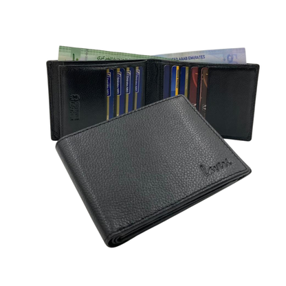 Pebble Texture 8 Card Billfold Wallet # 1888