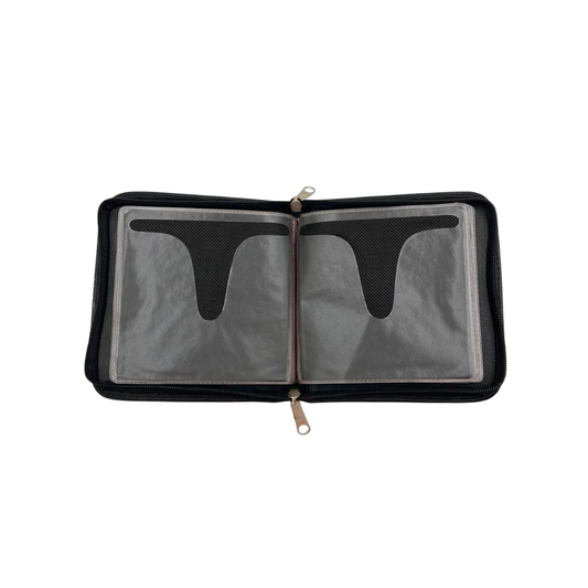 Leather CD POUCH_BLK