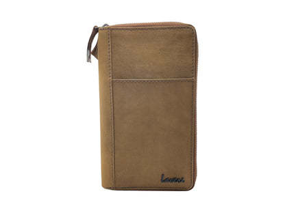 Vintage Premium Leather Family Passport Wallet # 4645