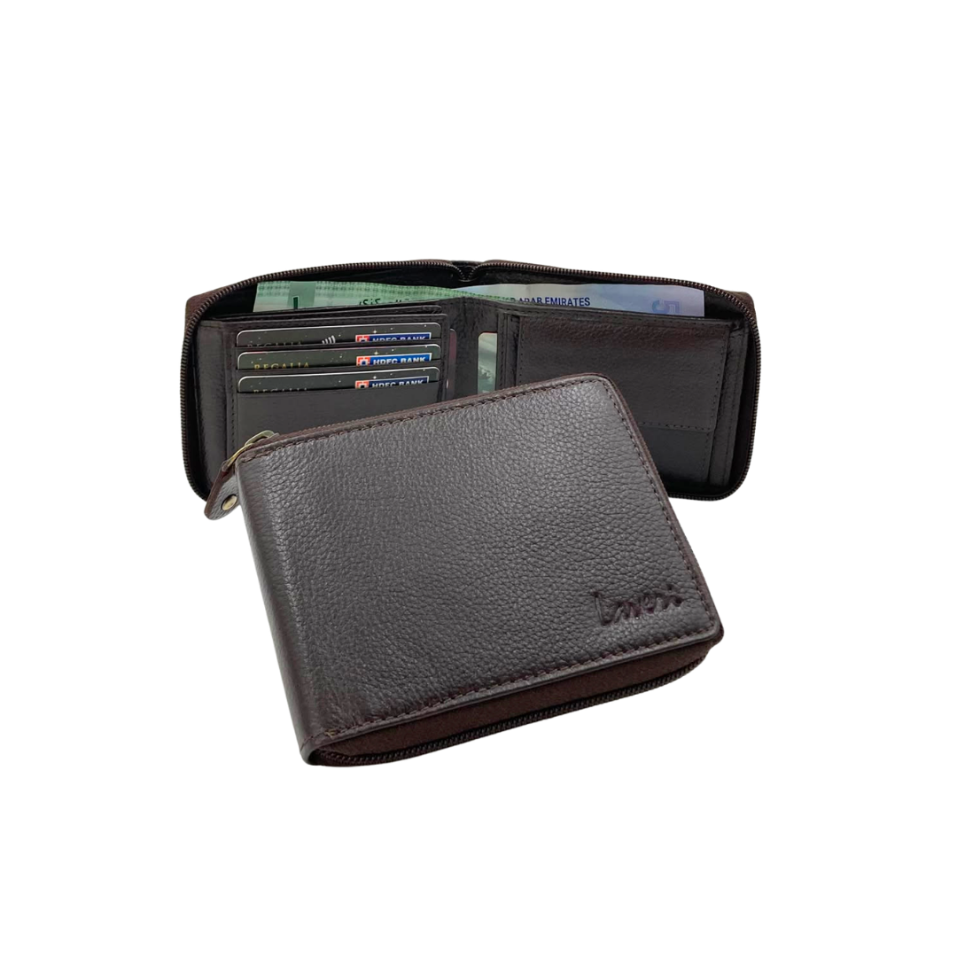 Pebble Texture 8 Card Billfold Wallet # 1013CZ