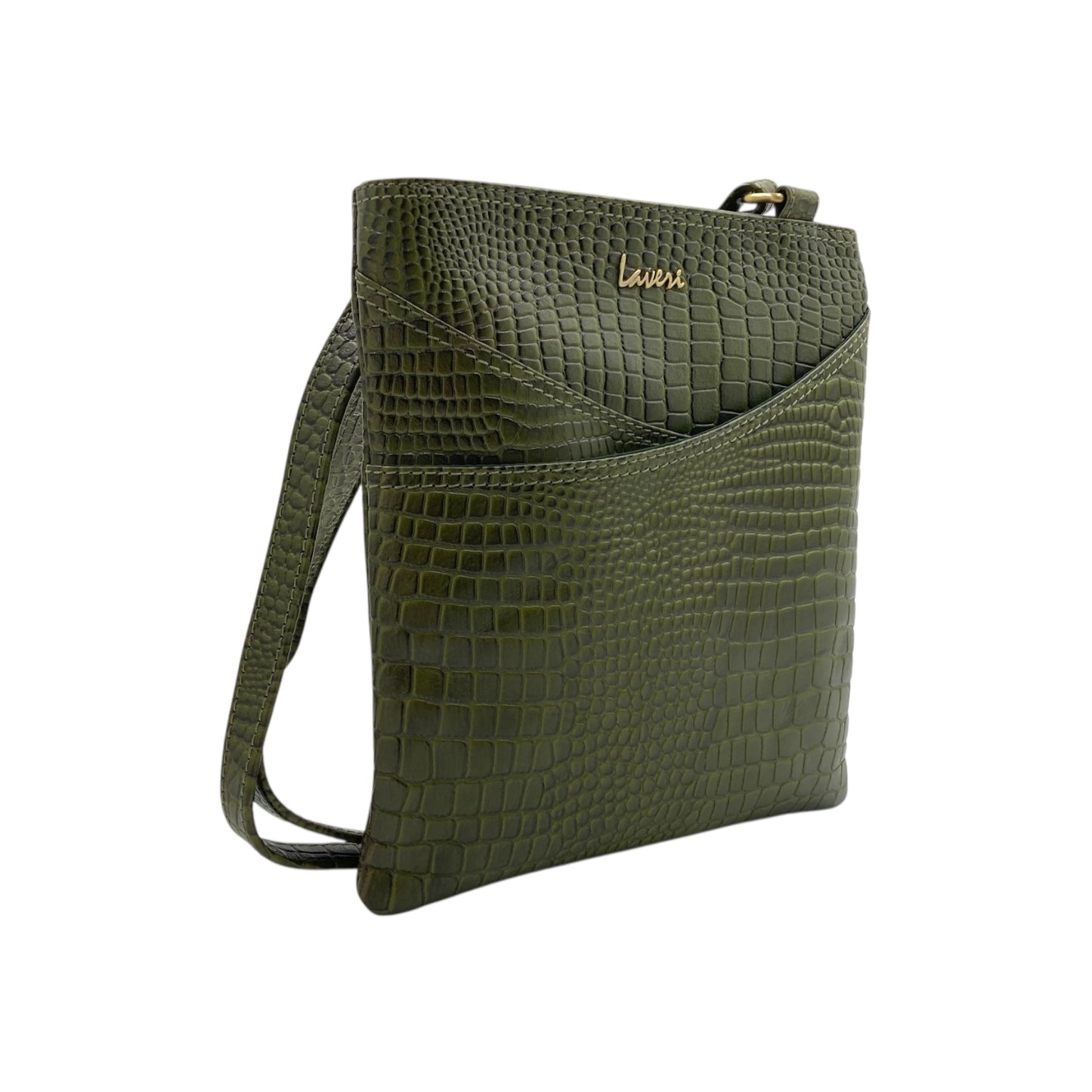 Leather Crossbody/Messenger Bag # 2862