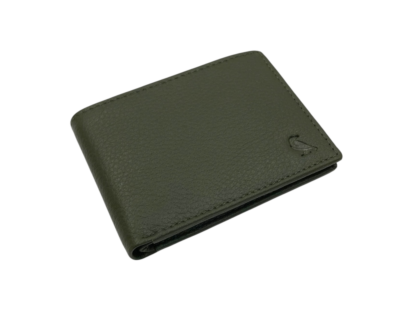 VacaPelle 8-10 Card Billfold Genuine Leather Wallet # 1727