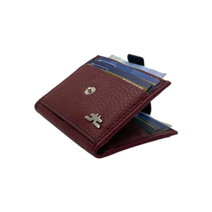 Card Case & Cash Wallet Compact Size 12 Card Space Plus Zip For Coins # 4029Z