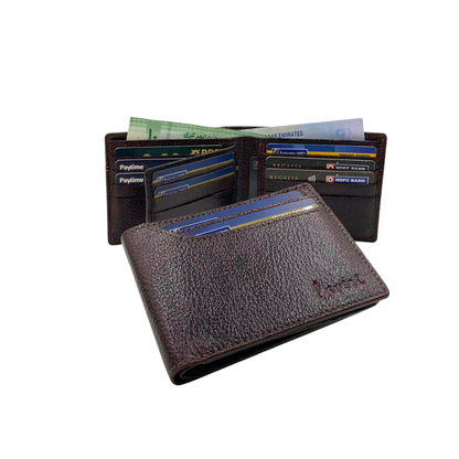 Pebble Texture 8 Card Billfold Wallet # 4094N