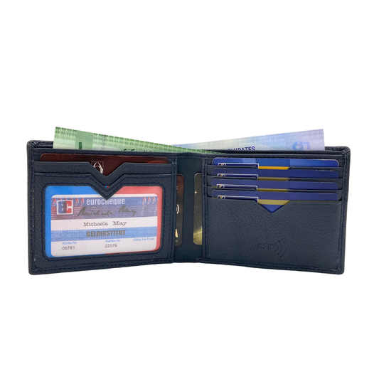 Shield Collection Bi-Fold RFID Wallet # 1138