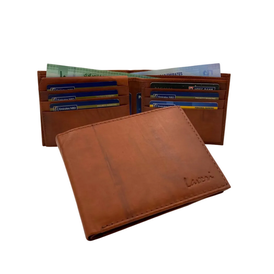 Antq, Smooth Leather Wallet With Inside Leather Lining  # 1699